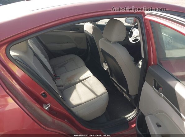5NPD84LF0JH213469 2018 HYUNDAI ELANTRA Red VIN կոդի պիտակի տեսք