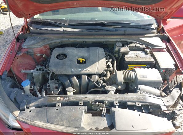 5NPD84LF0JH213469 2018 HYUNDAI ELANTRA Red Հետևի տեսք