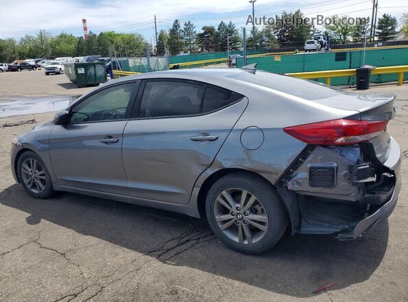 5NPD84LF0JH245662 2018 HYUNDAI ELANTRA Gray 