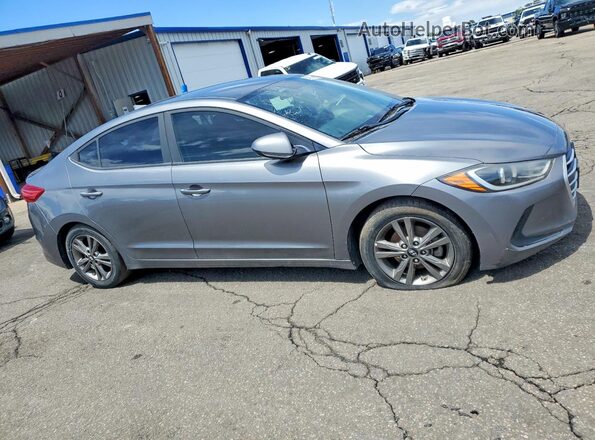 5NPD84LF0JH245662 2018 HYUNDAI ELANTRA Gray 