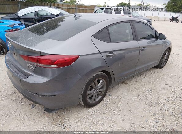 5NPD84LF0JH250943 2018 HYUNDAI ELANTRA Серый Задняя правая четверть