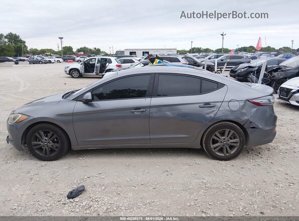 5NPD84LF0JH250943 2018 HYUNDAI ELANTRA Серый Панорамный вид салона 360°