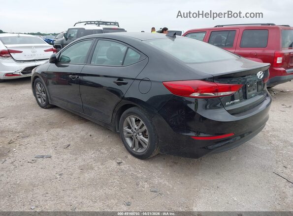 5NPD84LF0JH268245 2018 HYUNDAI ELANTRA Черный Задняя левая четверть