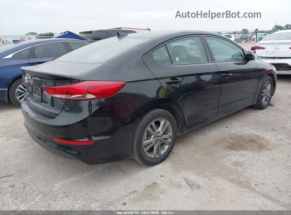 5NPD84LF0JH268245 2018 HYUNDAI ELANTRA Черный Задняя правая четверть