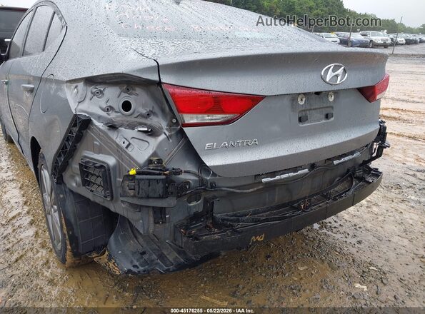 5NPD84LF0JH296417 2018 HYUNDAI ELANTRA Gray Դիմացի տեսք