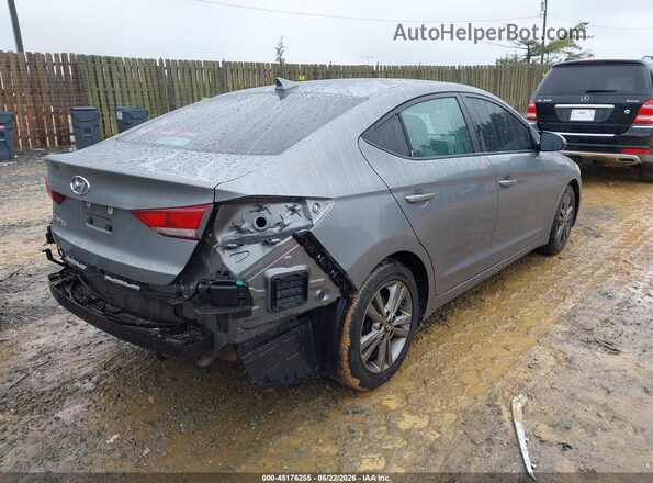5NPD84LF0JH296417 2018 HYUNDAI ELANTRA Gray Հետևի աջ