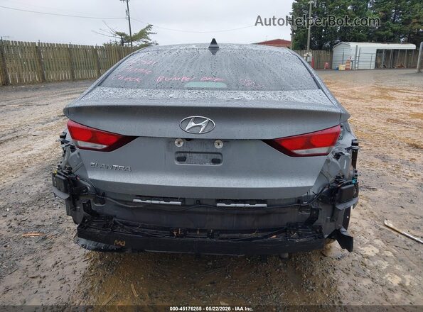 5NPD84LF0JH296417 2018 HYUNDAI ELANTRA Gray 