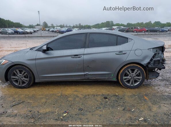 5NPD84LF0JH296417 2018 HYUNDAI ELANTRA Gray 