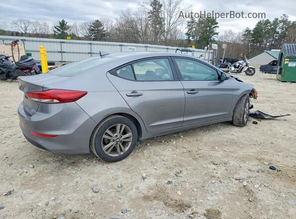 5NPD84LF0JH297681 2018 HYUNDAI ELANTRA Gray 