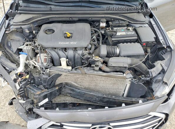 5NPD84LF0JH297681 2018 HYUNDAI ELANTRA Gray 