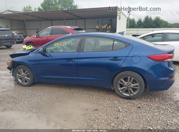 5NPD84LF0JH321008 2018 HYUNDAI ELANTRA Blue 