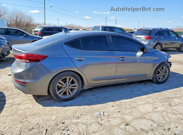 5NPD84LF0JH352565 2018 HYUNDAI ELANTRA Gray 