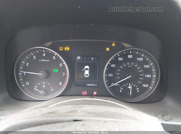5NPD84LF0JH380110 2018 HYUNDAI ELANTRA Silver Հետևի նստատեղերի տեսք