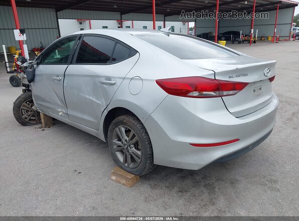 5NPD84LF0JH380110 2018 HYUNDAI ELANTRA Silver Հետևի ձախ