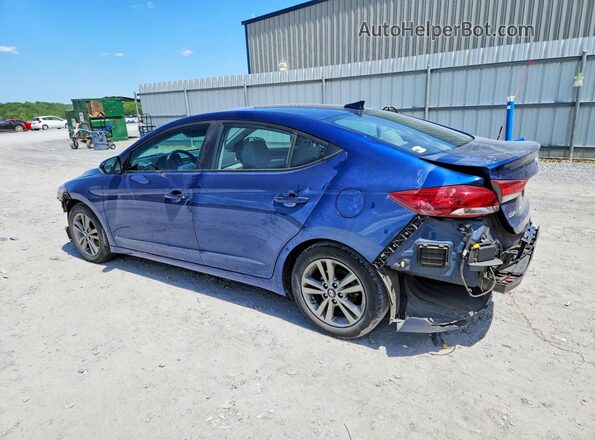 5NPD84LF0JH386120 2018 HYUNDAI ELANTRA Синий Задняя левая четверть