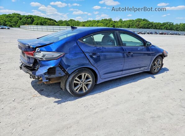 5NPD84LF0JH386120 2018 HYUNDAI ELANTRA Синий Задняя правая четверть