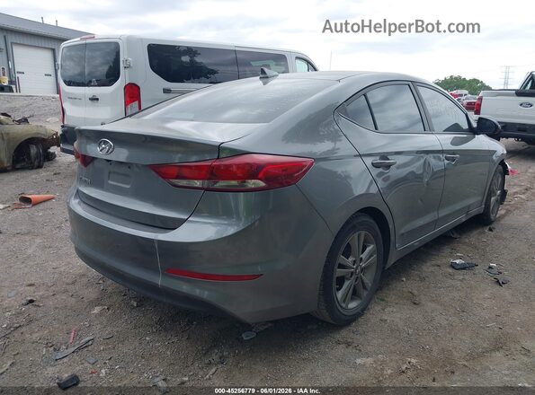 5NPD84LF0JH394508 2018 HYUNDAI ELANTRA Gray Հետևի աջ