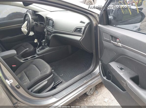 5NPD84LF0JH394508 2018 HYUNDAI ELANTRA Gray Սալոնի դիմացի տեսք