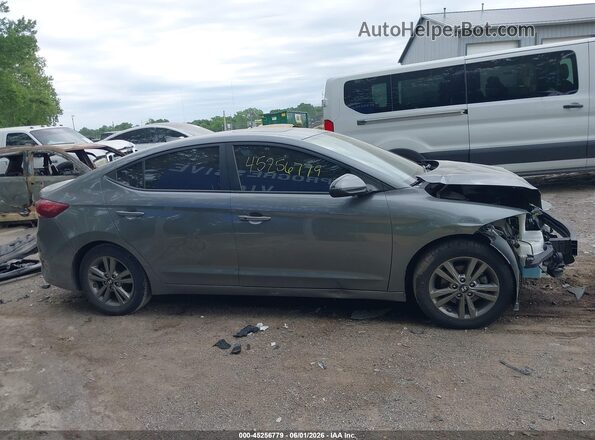 5NPD84LF0JH394508 2018 HYUNDAI ELANTRA Gray Սալոնի 360 աստիճան տեսք