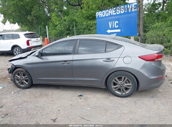5NPD84LF0JH394508 2018 HYUNDAI ELANTRA Gray 