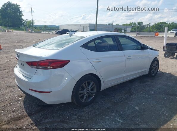 5NPD84LF0JH396193 2018 HYUNDAI ELANTRA White 