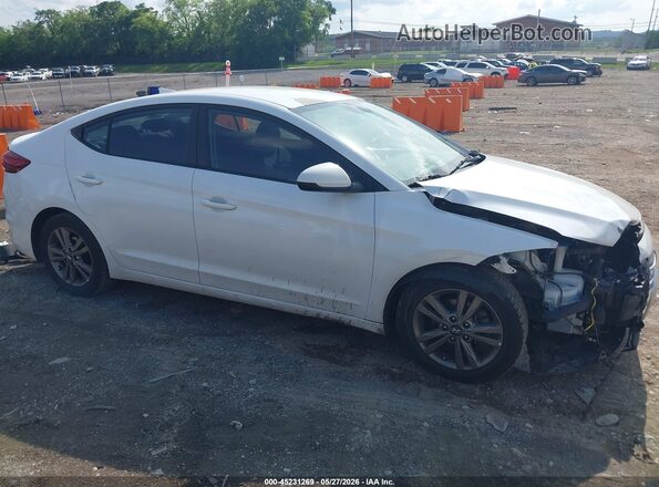 5NPD84LF0JH396193 2018 HYUNDAI ELANTRA White 