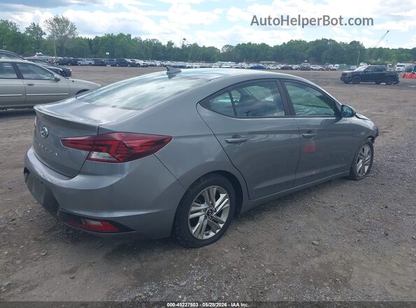 5NPD84LF0KH451632 2019 HYUNDAI ELANTRA Gray Trasero derecho