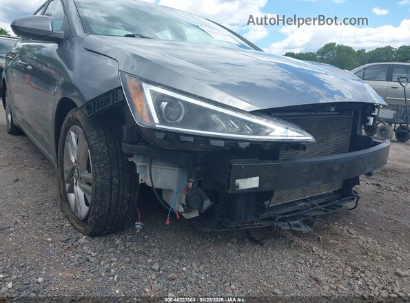5NPD84LF0KH451632 2019 HYUNDAI ELANTRA Gray Vista frontal