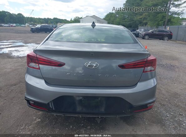 5NPD84LF0KH451632 2019 HYUNDAI ELANTRA Gray 
