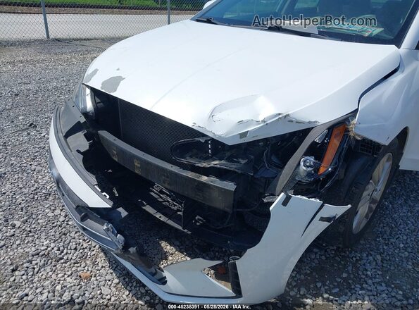 5NPD84LF0KH465577 2019 HYUNDAI ELANTRA Белый Вид спереди