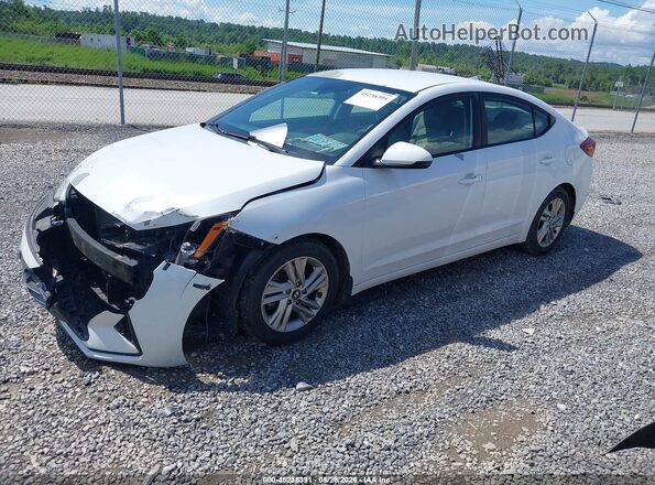 5NPD84LF0KH465577 2019 HYUNDAI ELANTRA Белый Передняя левая четверть