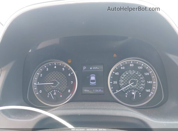 5NPD84LF0KH465577 2019 HYUNDAI ELANTRA Белый Вид задних сидений