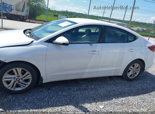 5NPD84LF0KH465577 2019 HYUNDAI ELANTRA Белый Панорамный вид салона 360°