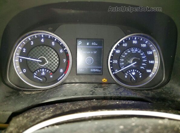 5NPD84LF0LH518702 2020 HYUNDAI ELANTRA Gray Սարքավորումների վահանակի տեսք