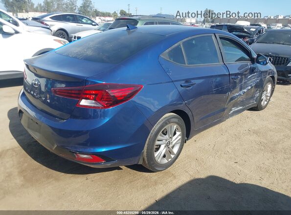 5NPD84LF0LH525374 2020 HYUNDAI ELANTRA Dark Blue Հետևի աջ