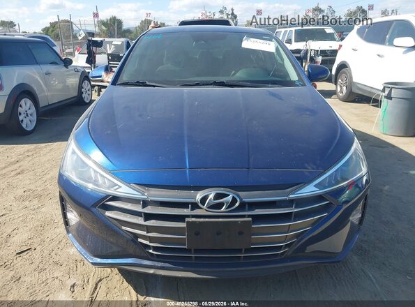 5NPD84LF0LH525374 2020 HYUNDAI ELANTRA Dark Blue Սարքավորումների վահանակի տեսք