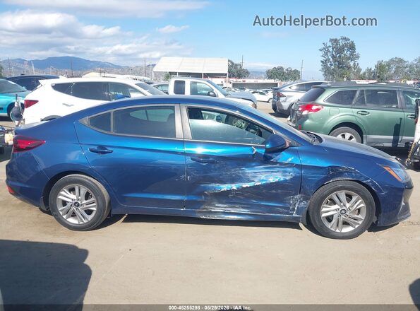 5NPD84LF0LH525374 2020 HYUNDAI ELANTRA Dark Blue Սալոնի հետևի տեսք