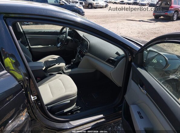 5NPD84LF0LH529277 2020 HYUNDAI ELANTRA Black Вид салону спереду