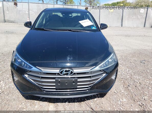5NPD84LF0LH529277 2020 HYUNDAI ELANTRA Black Вид щитка приладів