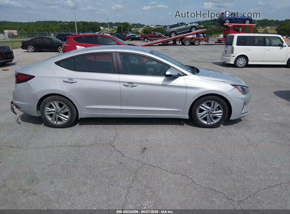 5NPD84LF0LH531448 2020 HYUNDAI ELANTRA Gray Вид щитка приладів