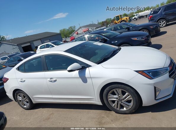 5NPD84LF0LH549089 2020 HYUNDAI ELANTRA White Vista interior trasera