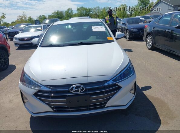 5NPD84LF0LH549089 2020 HYUNDAI ELANTRA White Vista del cuadro de instrumentos
