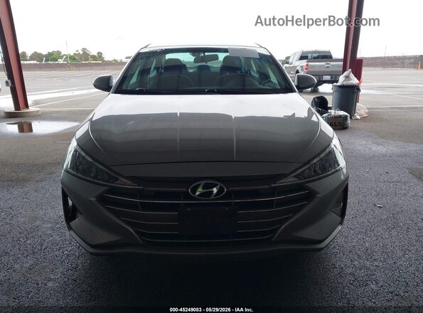 5NPD84LF0LH577829 2020 HYUNDAI ELANTRA Silver Вид щитка приладів