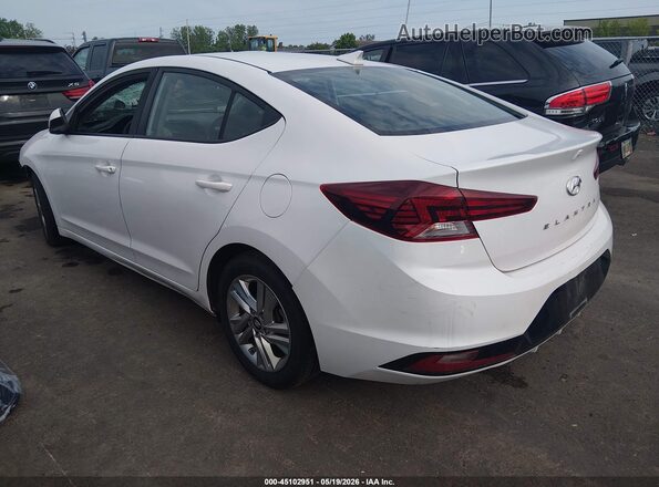 5NPD84LF0LH581931 2020 HYUNDAI ELANTRA Белый Задняя левая четверть