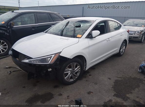 5NPD84LF0LH581931 2020 HYUNDAI ELANTRA Белый Передняя левая четверть