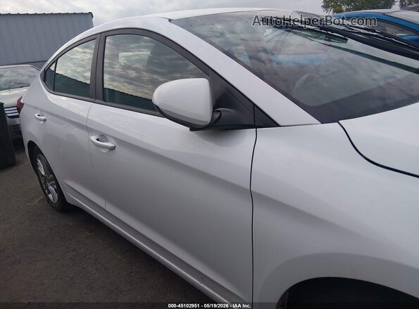 5NPD84LF0LH581931 2020 HYUNDAI ELANTRA Белый Вид щитка приборов