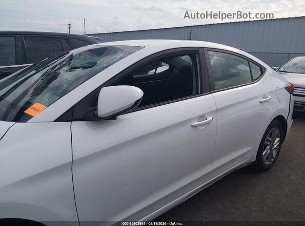 5NPD84LF0LH581931 2020 HYUNDAI ELANTRA Белый Вид задней части салона