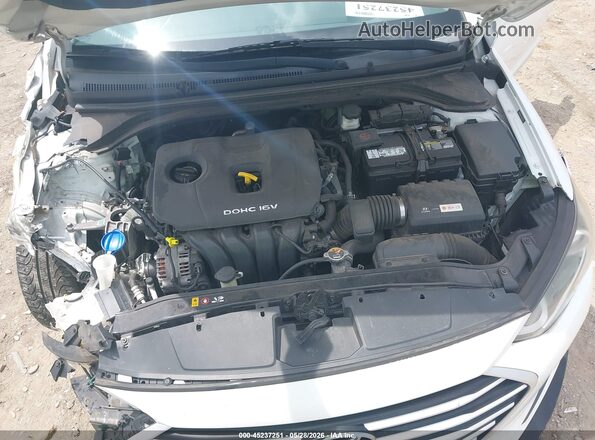5NPD84LF1HH026350 2017 HYUNDAI ELANTRA White Widok z tyłu