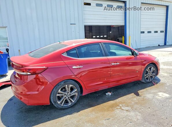 5NPD84LF1HH049305 2017 HYUNDAI ELANTRA Red 