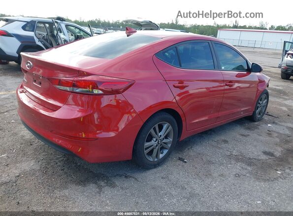 5NPD84LF1HH077928 2017 HYUNDAI ELANTRA Red უკანა მარჯვენა